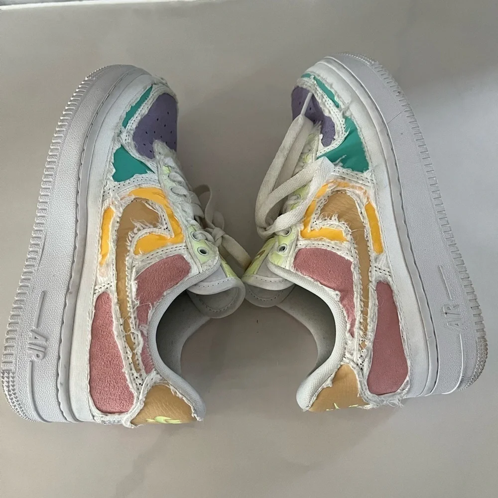 Nike Air Force 1 '07 PRM Arctic Punch Pastel Tear Off Women's Size 5 Platform